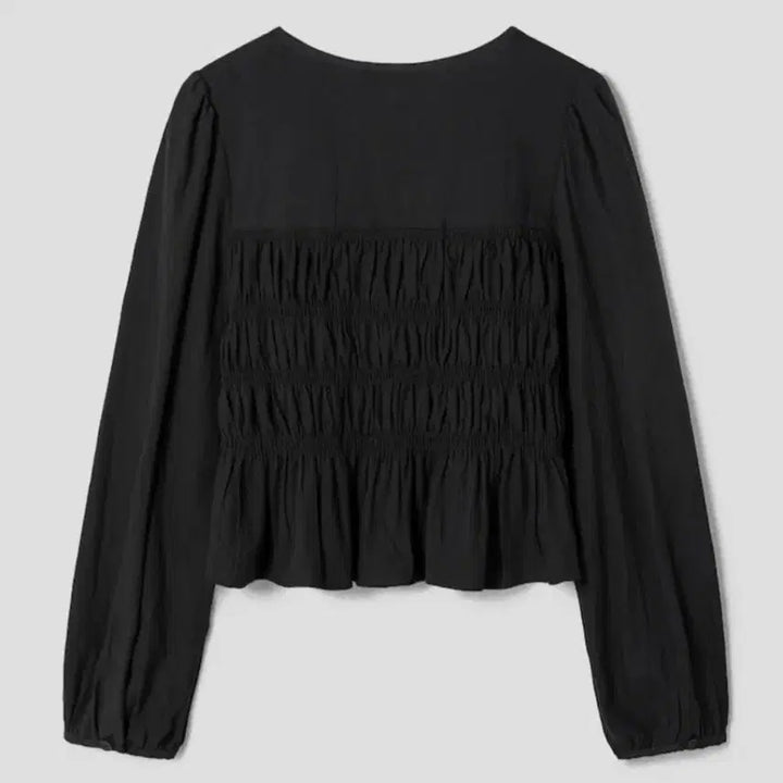 [BUNJANG] Eight Seconds Blouse Black S / 새상품) 에잇세컨즈 블라우스