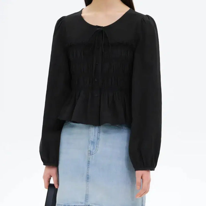 [BUNJANG] Eight Seconds Blouse Black S / 새상품) 에잇세컨즈 블라우스