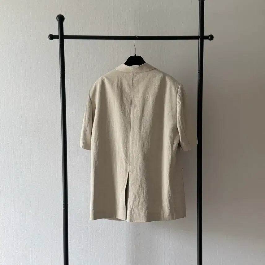 [BUNJANG] Tomboy 2024 Linen Short Sleeve Oversized Jacket / 스튜디오톰보이 tomboy 2024 린넨 반팔 오버핏 자켓