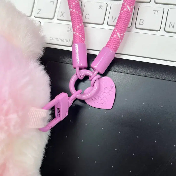 [BUNJANG] Sanrio Miniso Popstar Kitty Fancy Kibubu Keyring Plush Doll / 산리오 미니소 팝스타 키티 팬시 키부부 키링 인형