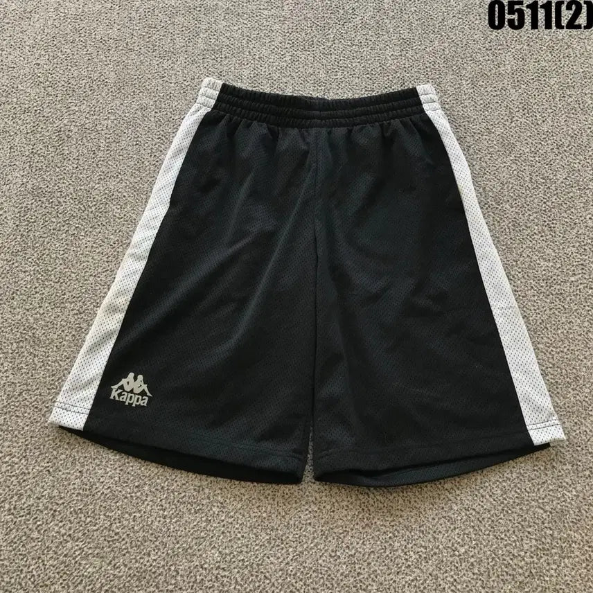 [BUNJANG] Kappa Black Mesh Shorts S / 카파 블랙 메쉬 반바지 s