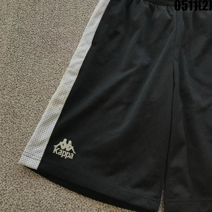 [BUNJANG] Kappa Black Mesh Shorts S / 카파 블랙 메쉬 반바지 s