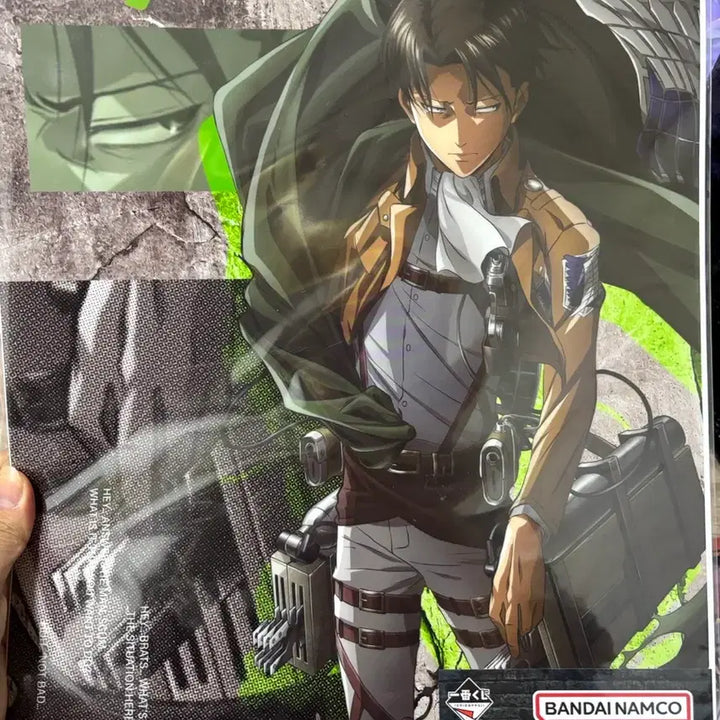 [BUNJANG] Attack on Titan Ichiban Kuji Poster F - Levi &amp; Eren / 진격의 거인 제일복권 F상 리바이 에렌 포스터