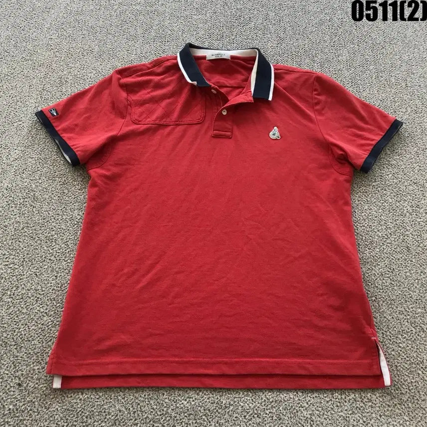 [BUNJANG] Beanpole Red Short-Sleeve Polo Shirt Size 110 / 빈폴 빨간색 반팔 카라티 110