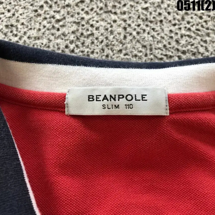 [BUNJANG] Beanpole Red Short-Sleeve Polo Shirt Size 110 / 빈폴 빨간색 반팔 카라티 110