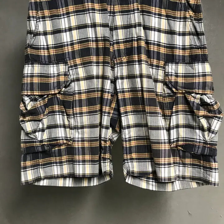 [BUNJANG] Polo Ralph Lauren Checked Cargo Shorts Size 32 / 폴로 랄프로렌 체크 카고 반바지 32