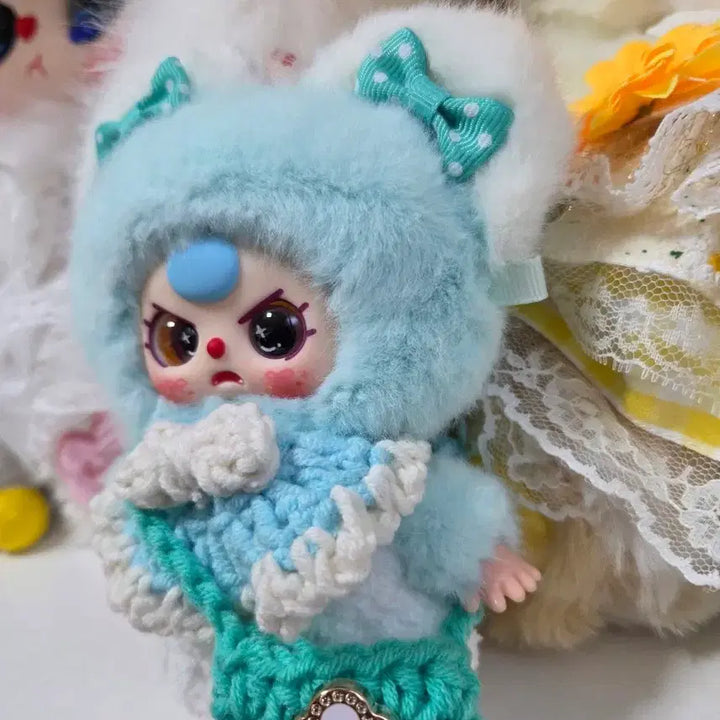 [BUNJANG] Baby Three Custom Knitted Doll / 베이비쓰리 커스텀 팝니다.