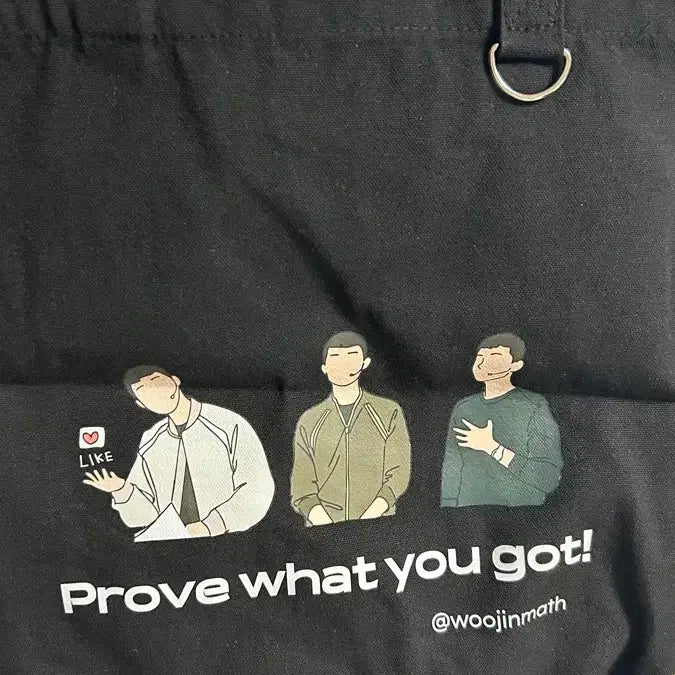 [BUNJANG] Megastudy HyunWooJin Eco Bag Black / 새상품)메가스터디 현우진 에코백 블랙