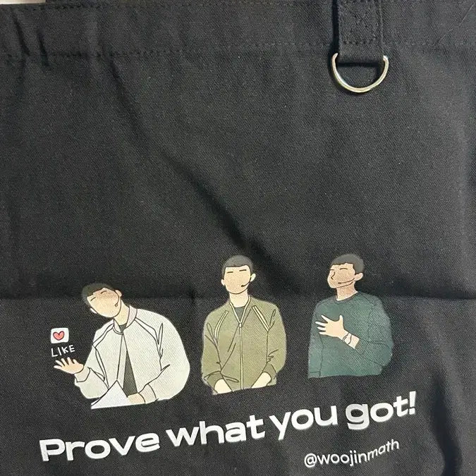 [BUNJANG] Megastudy HyunWooJin Eco Bag Black / 새상품)메가스터디 현우진 에코백 블랙