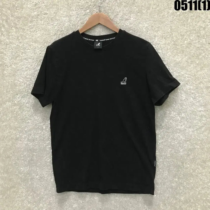 [BUNJANG] Kangol Black Short Sleeve T-Shirt Size S / 캉골 블랙 반팔 티셔츠 s