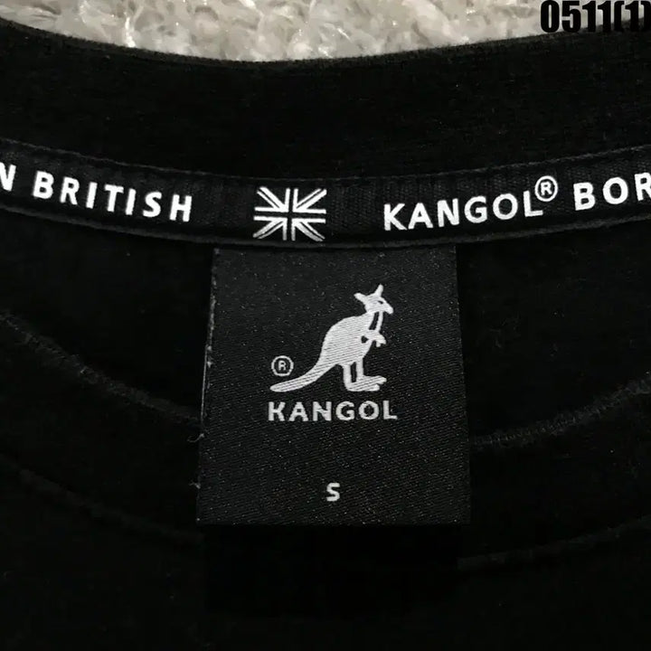 [BUNJANG] Kangol Black Short Sleeve T-Shirt Size S / 캉골 블랙 반팔 티셔츠 s