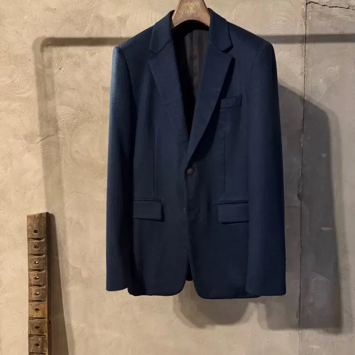 [BUNJANG] Time Homme Cashmere Tailored Jacket Navy Size 100 / 타임옴므 캐시미어 자켓 남성100