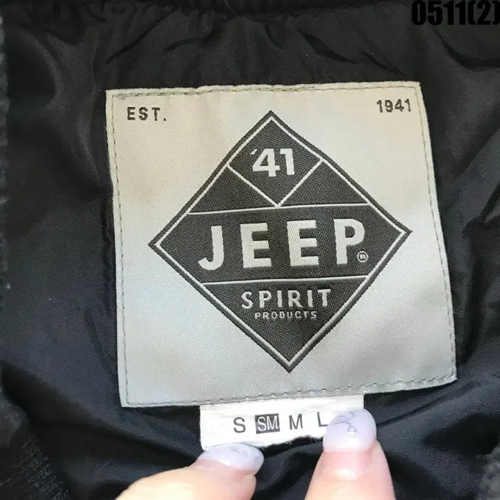 [BUNJANG] Jeep Spirit Black Long MA-1 Jumper SM / 지프 스피릿 블랙 롱 MA-1 점퍼 sm