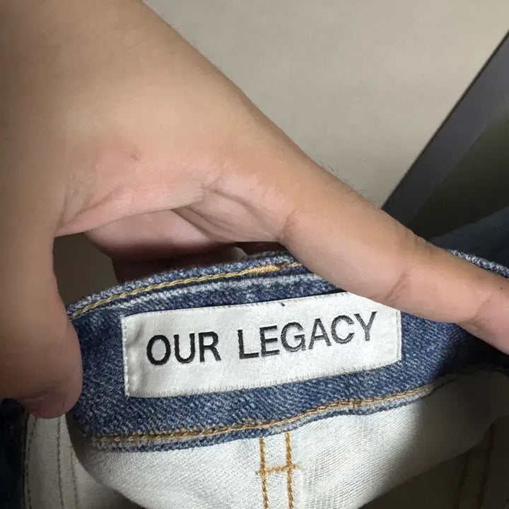 [BUNJANG] Our Legacy Third Cut Denim Print Jeans / 아워레거시 서드컷 데님 프린트