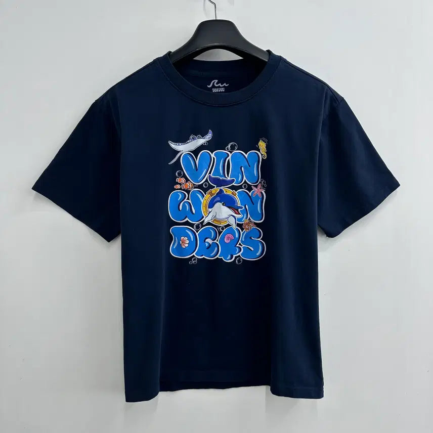 [BUNJANG] Heavy Cotton T-Shirt / 100 여자 프린팅 헤비코튼 반팔 티셔츠
