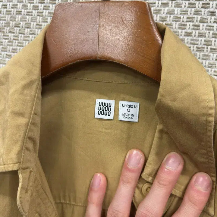 [BUNJANG] Uniqlo U Lemaire Shirt Dress M / 유니클로 U 르메르 셔츠 원피스 M D01478