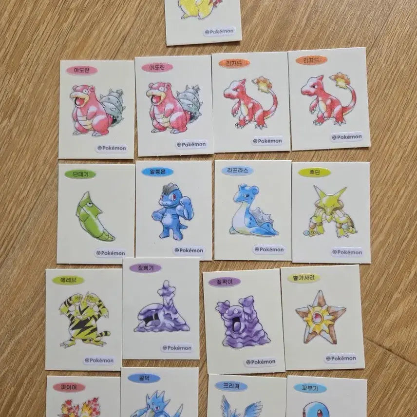 [BUNJANG] Pokemon 30th Anniversary Sticker Bundle Set / 포켓몬스터 30주년 띠부씰 27장 일괄