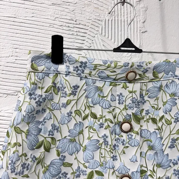 [BUNJANG] Monts Jacquard Mini Skirt / 몬츠 자카드 미니 스커트