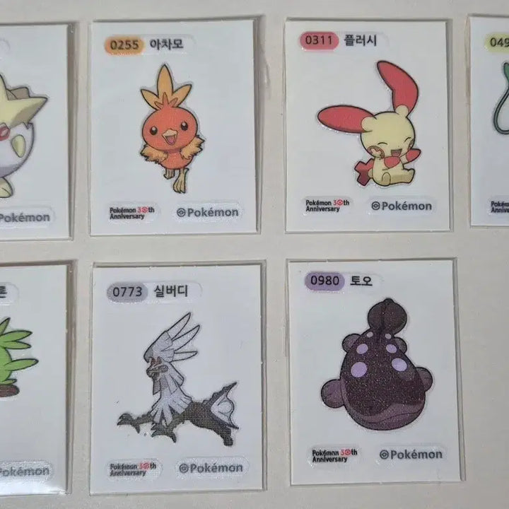 [BUNJANG] Pokemon 30th Anniversary Sticker Bundle Set / 포켓몬 30주년씰 일괄로 팔아요