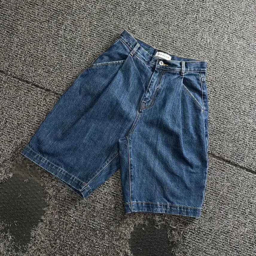 [BUNJANG] Beslow Archive Denim Bermuda Pants 4431 / 비슬로우 아카이브 데님 버뮤다 팬츠 4431