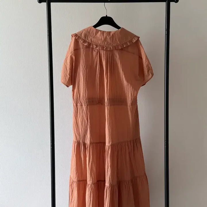[BUNJANG] on&amp;on Frill Tiered Dress Peach / on&amp;on 온앤온 프릴 캉캉 원피스 피치 2021