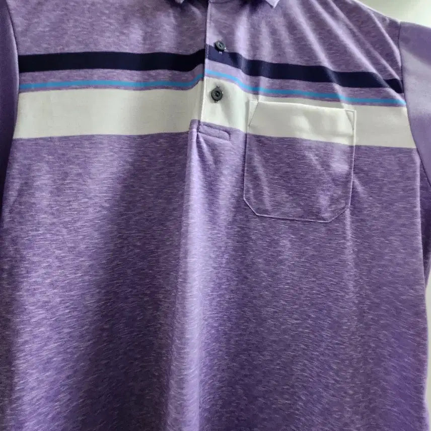 [BUNJANG] Purple Short-Sleeve Polo Shirt - Size 100 / 색이쁜 보라색 반팔카라티100사이즈