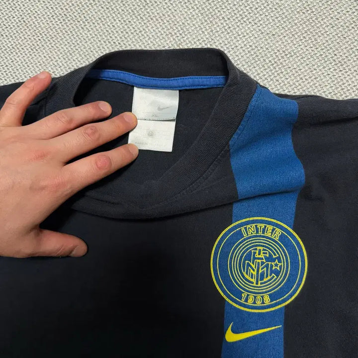 [BUNJANG] Nike 00s Inter Milan T-Shirt / 나이키 00s 인터밀란 반팔티