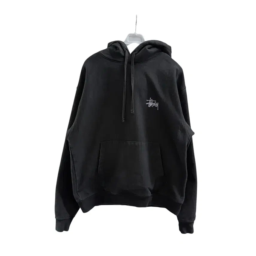 [BUNJANG] Stussy Black Hoodie / [M] 스투시 블랙 후드티