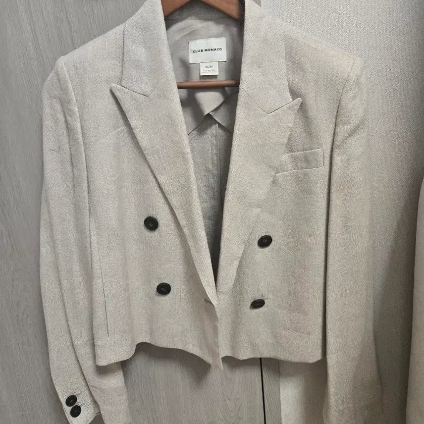 [BUNJANG] Club Monaco Linen Cropped Jacket XS / 클럽모나코 린넨자켓