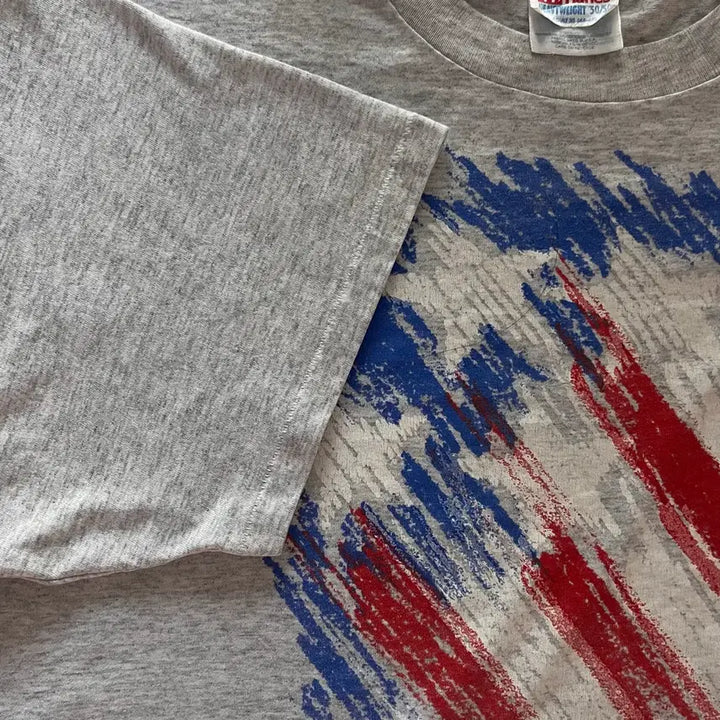 [SOLD OUT] [XL] 미국 빈티지 싱글스티치 성조기 티셔츠
