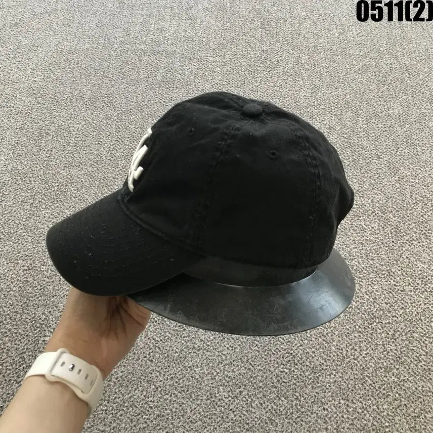[BUNJANG] MLB LA Black Baseball Cap / 엠엘비 LA 블랙 볼캡 야구모자