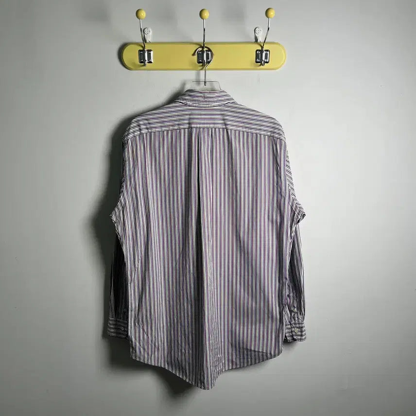 [BUNJANG] Polo Ralph Lauren Multicolor Stripe Button-Down Shirt / 폴로 랄프로렌 멀티 컬러 스트라이프 버튼 다운 셔츠