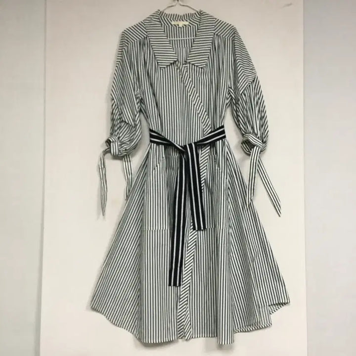 [BUNJANG] Maje Belted Shirt Dress / MAJE 마쥬 벨티드 셔츠 원피스 1