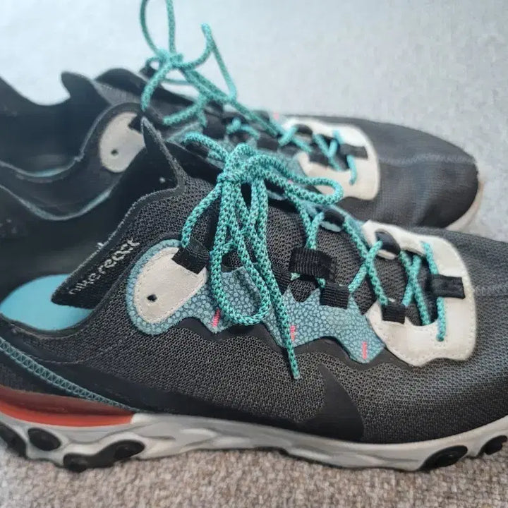 [BUNJANG] Nike React Element 55 Anthracite Blue Running Shoes 270mm / 나이키 리액트 엘리먼트 55 운동화 270mm