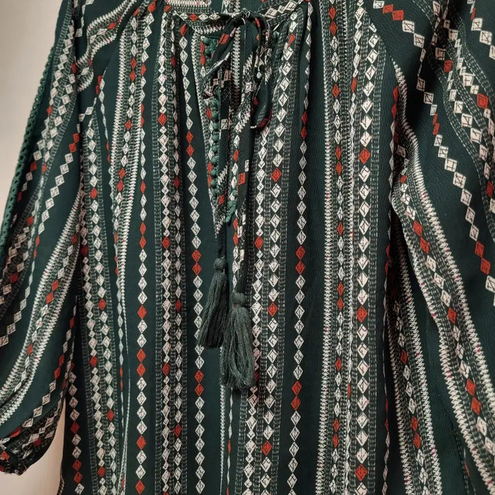 [BUNJANG] Striped Pattern Blouse / 스트라이프 패턴 블라우스
