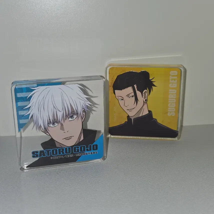 [BUNJANG] Jujutsu Kaisen Gojo, Geto Acrylic Block Bundle Set / 주술회전 고죠, 게토 아크릴 블록 일괄