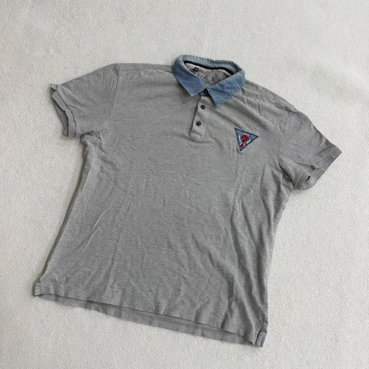 [BUNJANG] Guess XL Short Sleeve T-Shirt / XL 게스 카라 반팔 티셔츠 0427T