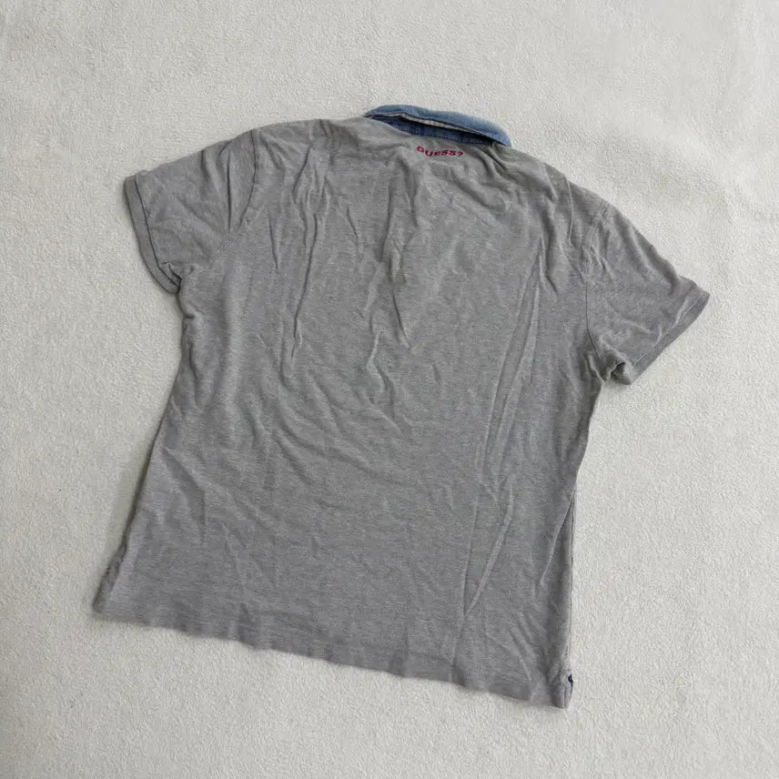 [BUNJANG] Guess XL Short Sleeve T-Shirt / XL 게스 카라 반팔 티셔츠 0427T