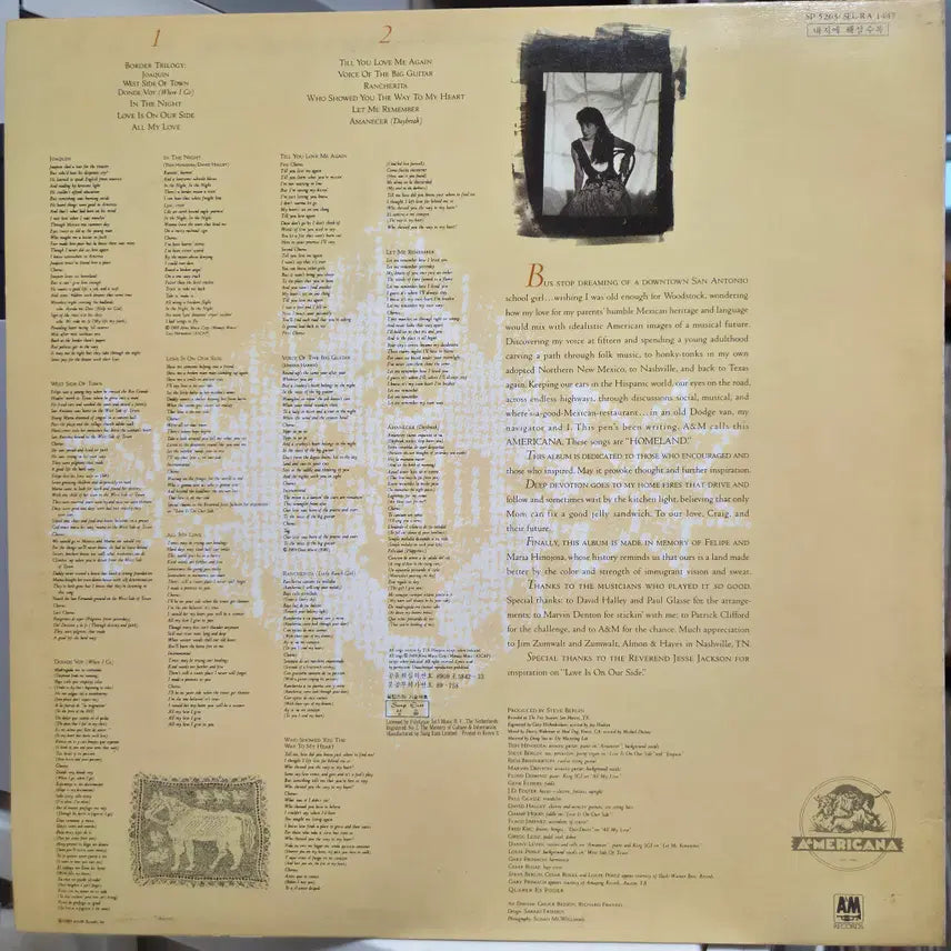 [BUNJANG] Tish Hinojosa Donde Voy Vinyl LP / TISH HINOJOSA 띠시 에노호사 (DONDE VOY )