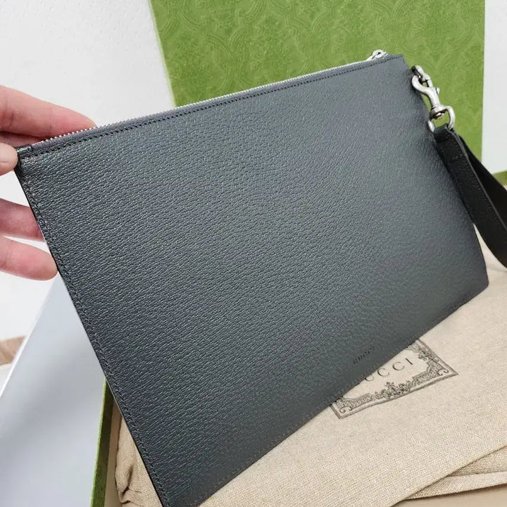 [BUNJANG] Gucci Marmont Dark Grey Clutch Bag / (정품/S급)구찌 475317 마몬트 다크그레이 클러치.클러치백.가방 판
