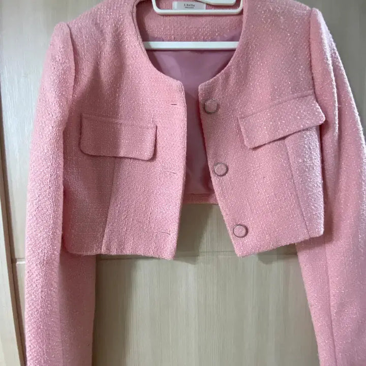[BUNJANG] Jebella Pink Tweed Jacket / 핑크트위드 자켓
