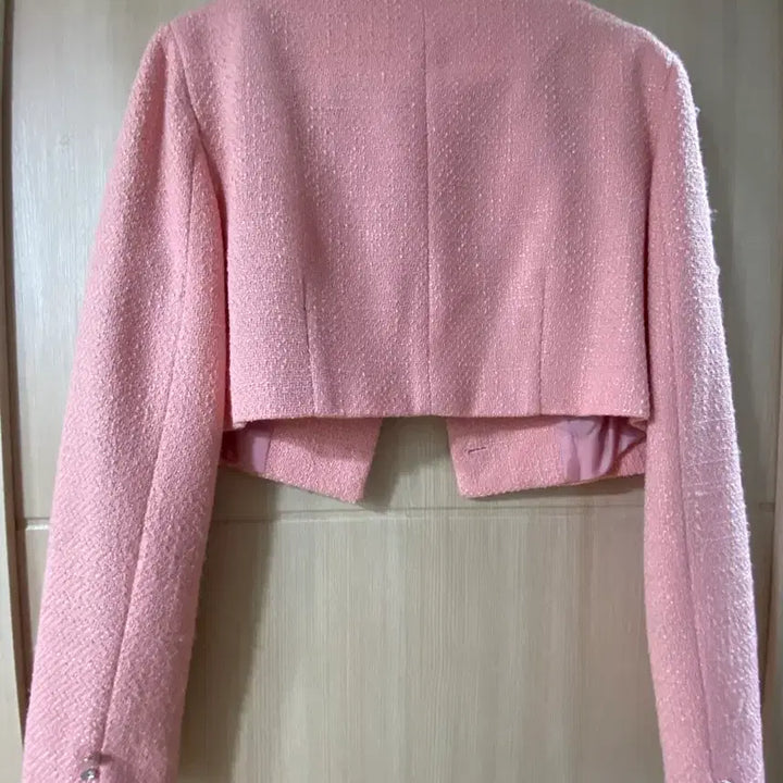 [BUNJANG] Jebella Pink Tweed Jacket / 핑크트위드 자켓