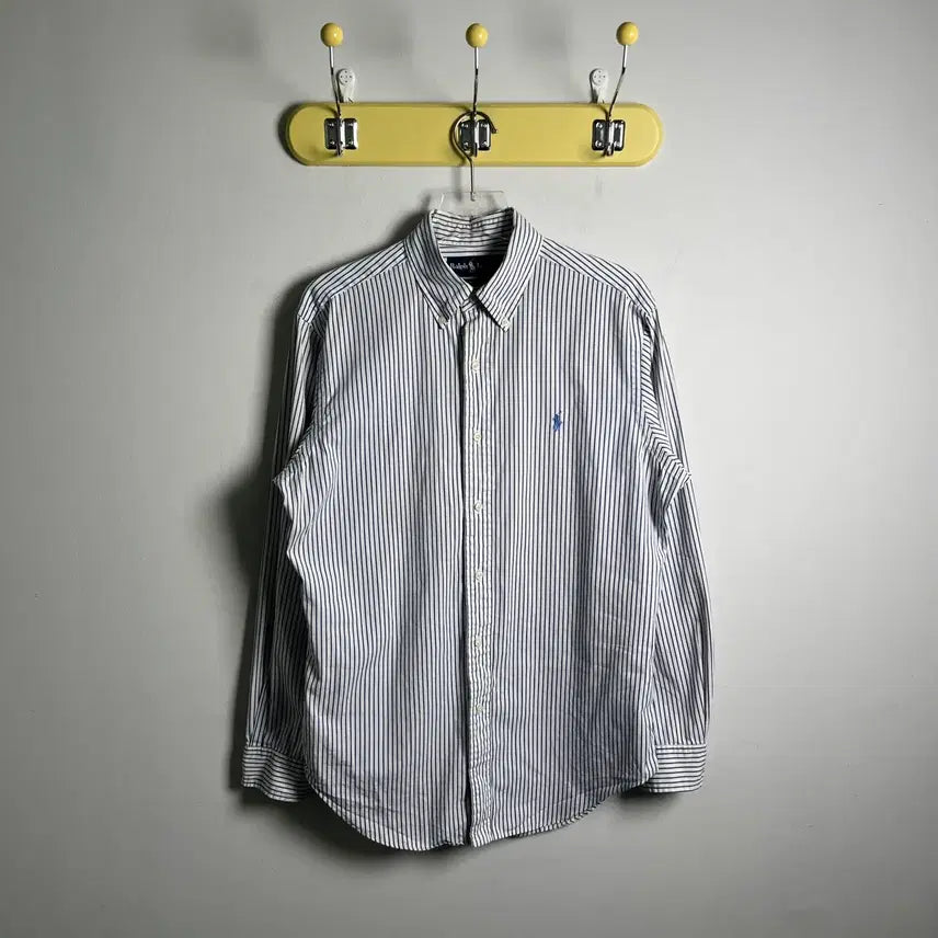 [BUNJANG] Polo Ralph Lauren Blue Stripe Shirt (Size 100) / 폴로 랄프로렌 블루 스트라이프 셔츠 100