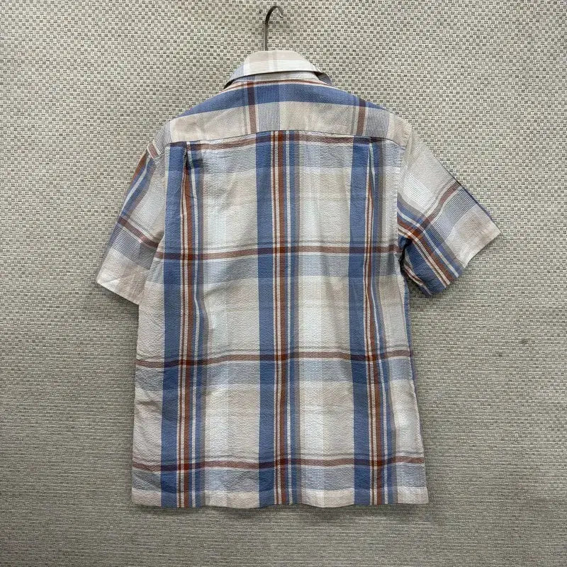 [BUNJANG] Daks Seersucker Short Sleeve Shirt / 닥스 시어서커 반팔 셔츠 95 D01508