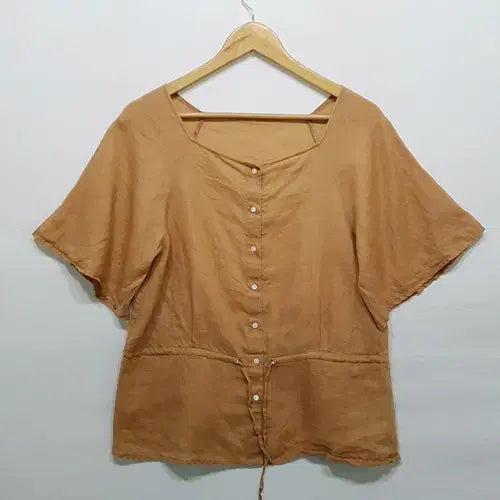 [BUNJANG] URBAN RESEARCH 100% Linen Blouse / URBAN RESEARCH 린넨 100% 블라우스