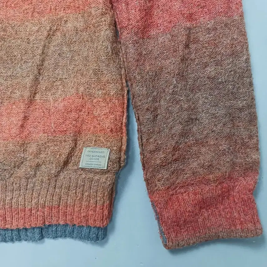 [BUNJANG] Intermezzo Color-Block Gradient Wool Knit / [100] 인터메조 배색 그라데이션 울 니트