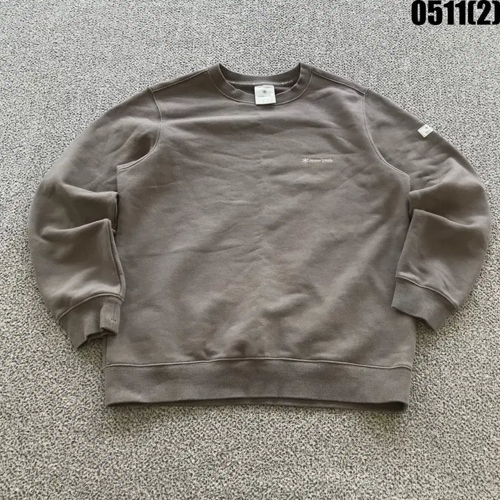 [SOLD OUT] 스노우피크 맨투맨 티셔츠 브라운 85
