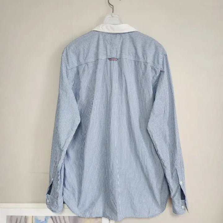 [BUNJANG] Tommy Hilfiger Striped Shirt Blue / 타미힐피거 스트라이프 셔츠 블루