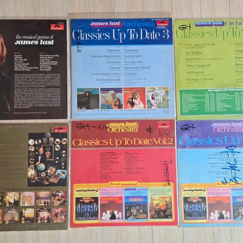 [BUNJANG] James Last LP Record Collection (6 Records) / 제임스 라스트  LP 음반 6장