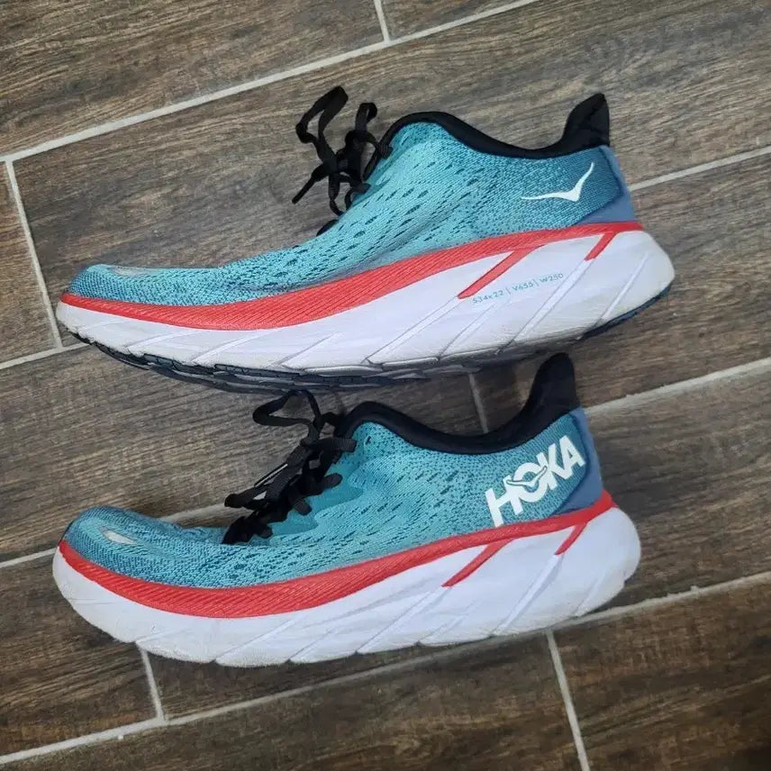 [BUNJANG] Hoka Running Shoes Blue/Red 265 / 호카 런닝화 블루/레드 265